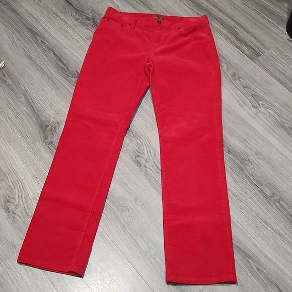 EUC Ralph Lauren Red Straight Leg Corduroy Pants - Picture 9 of 10